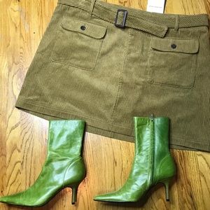 WHO WHAT WEAR  CORDUROY MINI SKIRT SIZE 20W